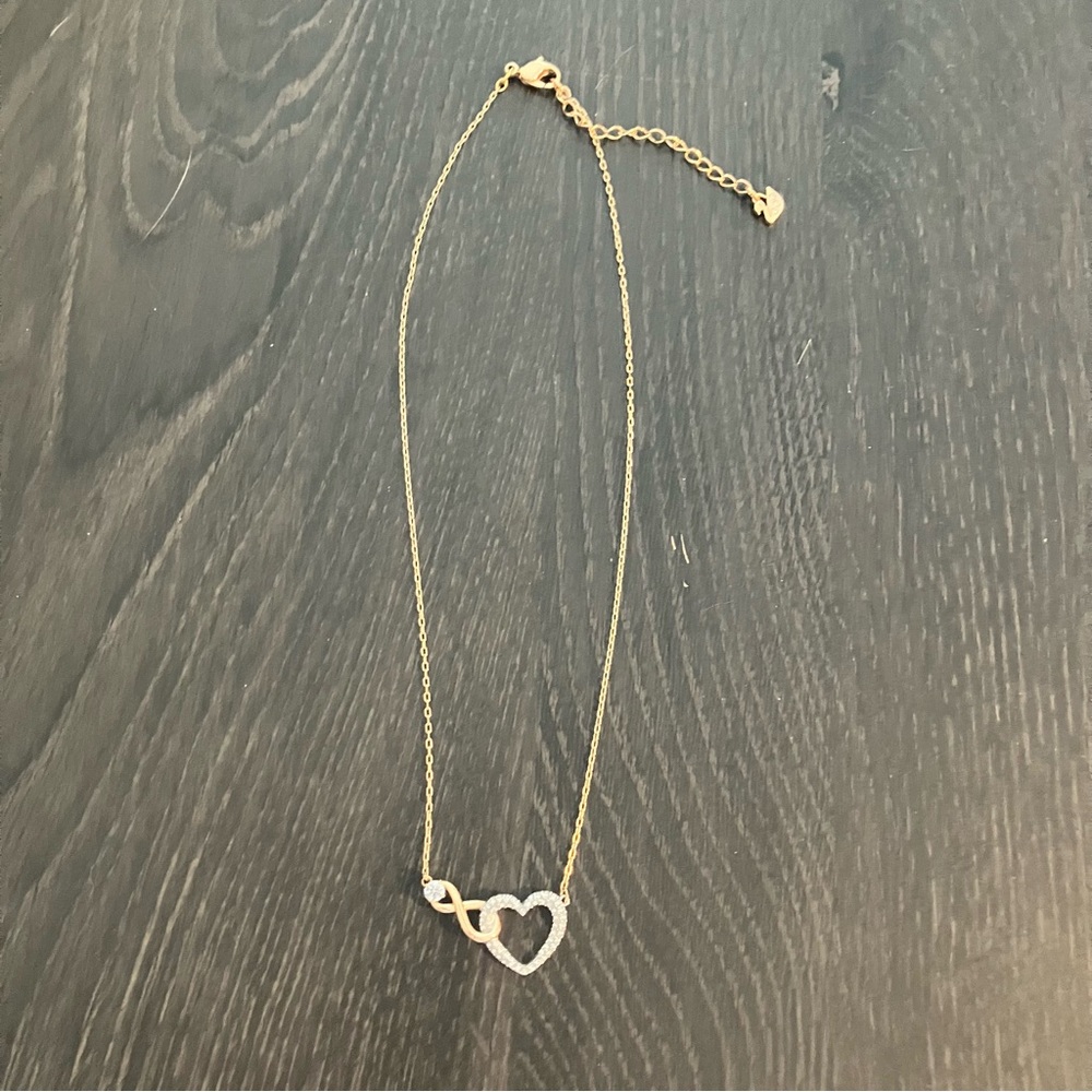 Infinity heart necklace